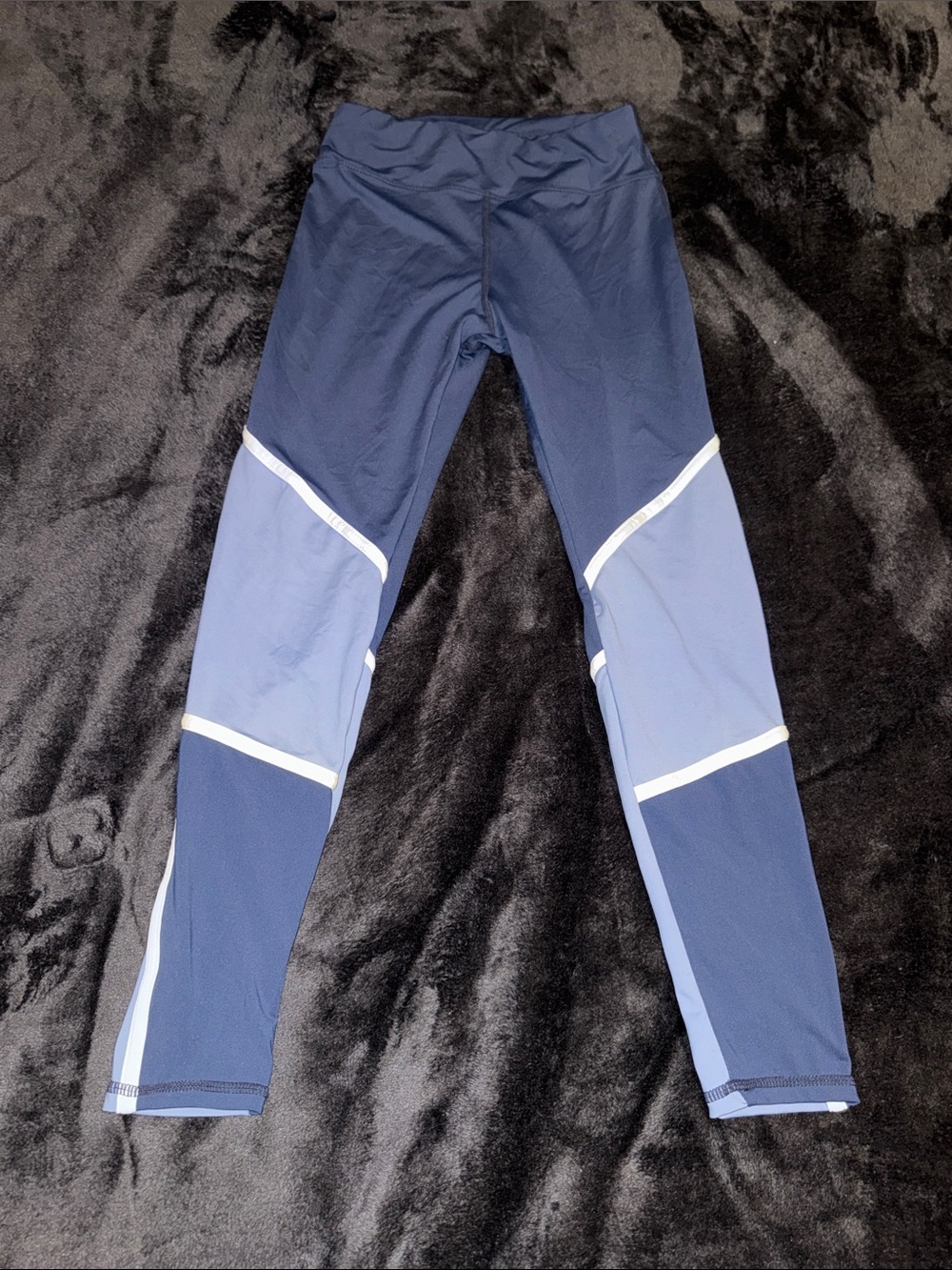 Women’s Two-Tone Blue Active Leggings
